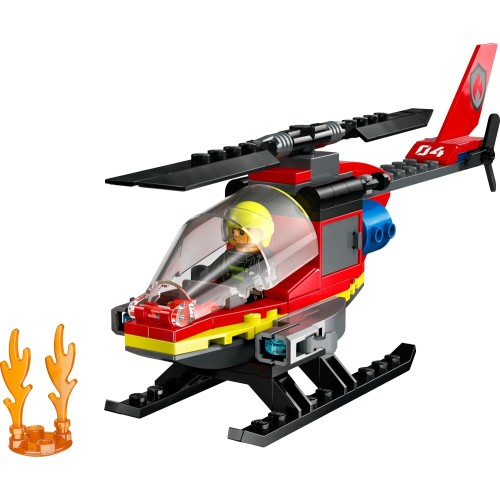 LEGO city πυροσβεστικό ελικόπτερο διάσωσης 60411 5702017582931