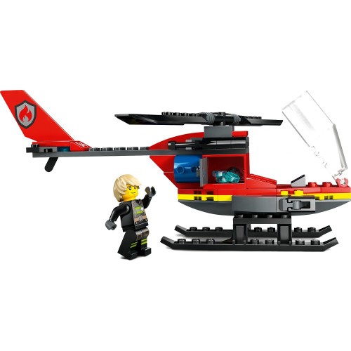 LEGO city πυροσβεστικό ελικόπτερο διάσωσης 60411 5702017582931