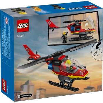 LEGO city πυροσβεστικό ελικόπτερο διάσωσης 60411 5702017582931