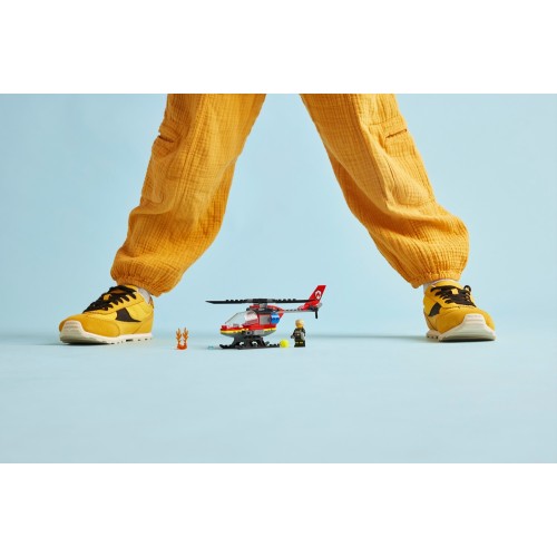 LEGO city πυροσβεστικό ελικόπτερο διάσωσης 60411 5702017582931