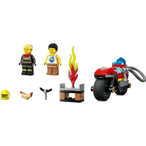 LEGO city πυροσβεστική μοτοσικλέτα διάσωσης 60410 5702017582924