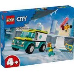 LEGO City Emergency Ambulance and Snowboarder 60403 5702017566764