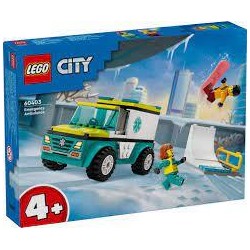 LEGO City Emergency Ambulance and Snowboarder 60403 5702017566764