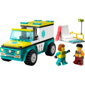 LEGO City Emergency Ambulance and Snowboarder 60403 5702017566764