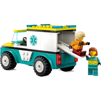LEGO City Emergency Ambulance and Snowboarder 60403 5702017566764