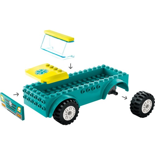 LEGO City Emergency Ambulance and Snowboarder 60403 5702017566764