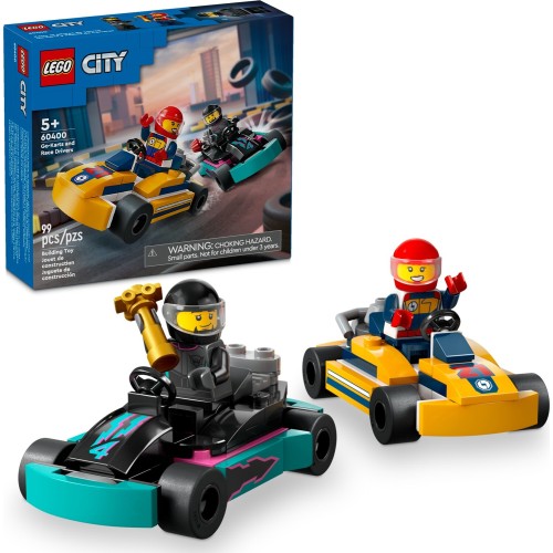 LEGO city γκο-καρτ και οδηγοί αγώνων 60400 5702017566733