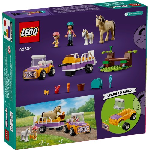 LEGO friends τρέιλερ αλόγου και πόνι 42634 5702017568782