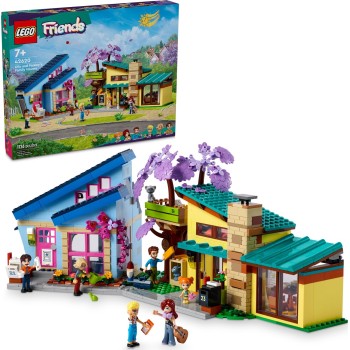LEGO friends τα σπίτια της οικογένειας του όλλι και πέιζλι 42620 5702017567310