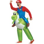 Disquise Adult Costume Mario Riding Yoshi Inflatable One Size 85150AD 039897851556