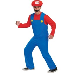 Disquise Adult Mario Classic Medium Costume 38-40 175-180 Cm 108459T 192995009578