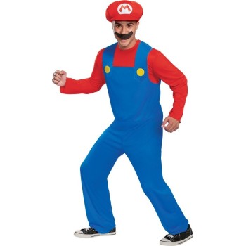 Disquise Adult Mario Classic Medium Costume 38-40 175-180 Cm 108459T 192995009578