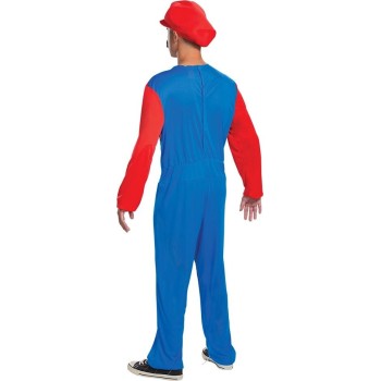 Disquise Adult Mario Classic Medium Costume 38-40 175-180 Cm 108459T 192995009578