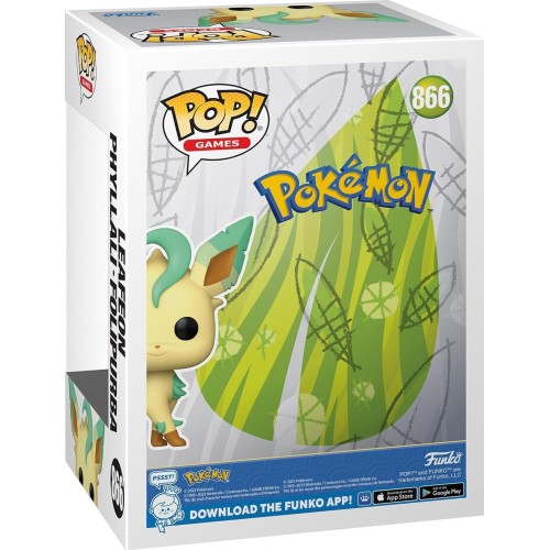 Funko pop! games: pokemon - leafeon num 866 φιγούρα βινυλίου 74214 889698742146