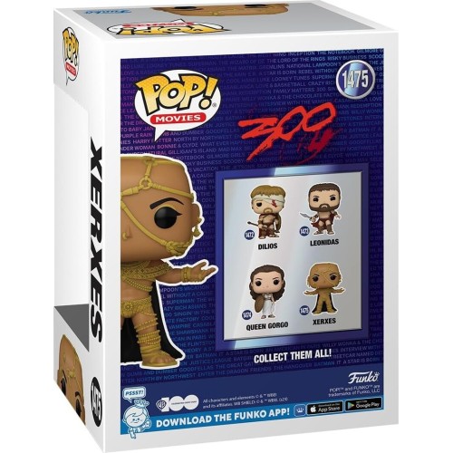 Funko pop! movies: 300 - xerxes num 1475 φιγούρα βινυλίου 72440 889698724401
