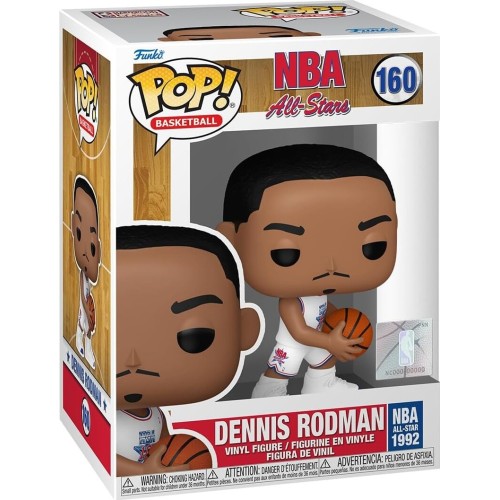 Funko Pop Basketball: NBA All Stars - Dennis Rodman (1992) 160 67490 889698674904