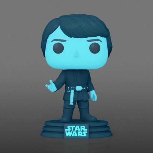 Funko pop! disney star wars: return of the jedi 40th - holographic luke skywalker (glows in the dark) (special edition) num 615 