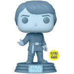 Funko pop! disney star wars: return of the jedi 40th - holographic luke skywalker (glows in the dark) (special edition) num 615 