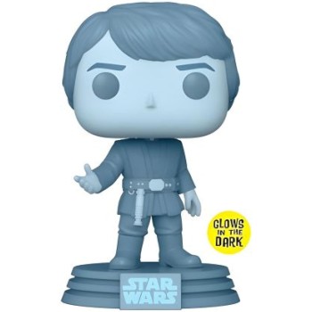 Funko pop! disney star wars: return of the jedi 40th - holographic luke skywalker (glows in the dark) (special edition) num 615 