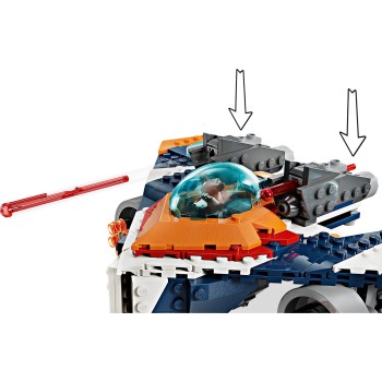 LEGO Marvel Super Heroes rockets warbird vs. ronan 76278 5702017590288
