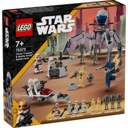 LEGO star wars πακέτο μάχης με στρατιώτες κλώνους™ & ανδροειδή μάχης™ 75372 5702017584317