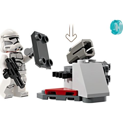 LEGO Star Wars Ninjago Clone Trooper and Battle Droid Pack 75372 5702017584317