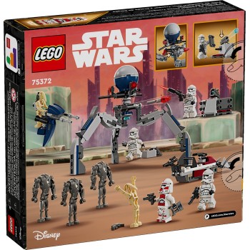 LEGO Star Wars Ninjago Clone Trooper and Battle Droid Pack 75372 5702017584317