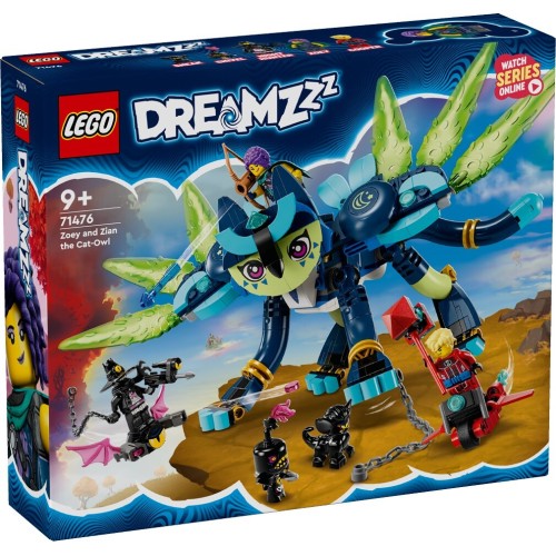 LEGO Dreamzzz Ζόι Και Ζάιον Η Γατοκουκουβάγια 71476 5702017584225