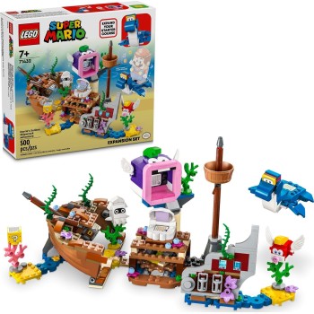 LEGO super mario πίστα επέκτασης περιπέτεια στο βυθισμένο ναυάγιο με τη dorrie 71432 5702017592411
