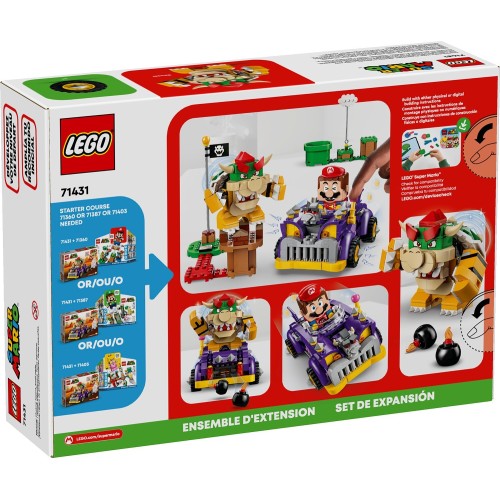 LEGO Super Mario bowsers muscle car expansion set 71431 5702017592404