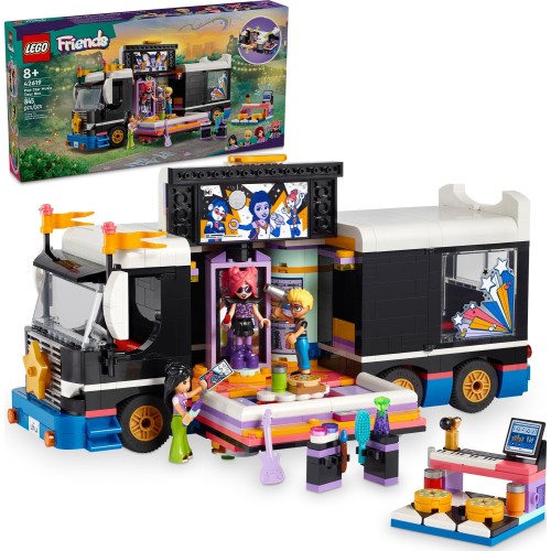 LEGO friends πούλμαν μουσικής περιοδείας για ποπ σταρ 42619 5702017589398