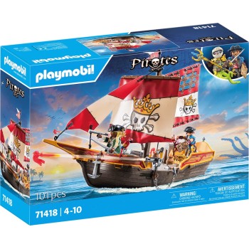 Playmobil pirates πειρατές πειρατική γαλέρα ο βασιλιάς των πειρατών 71418 4008789714183