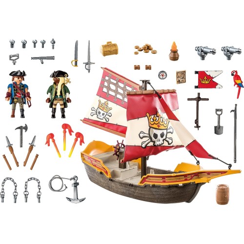 Playmobil pirates πειρατές πειρατική γαλέρα ο βασιλιάς των πειρατών 71418 4008789714183