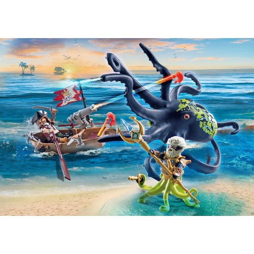 Playmobil Pirates Battle With The Giant Octopus 71419 4008789714190