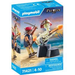 Playmobil pirates πειρατές πειρατής με κανόνι 71421 4008789714213