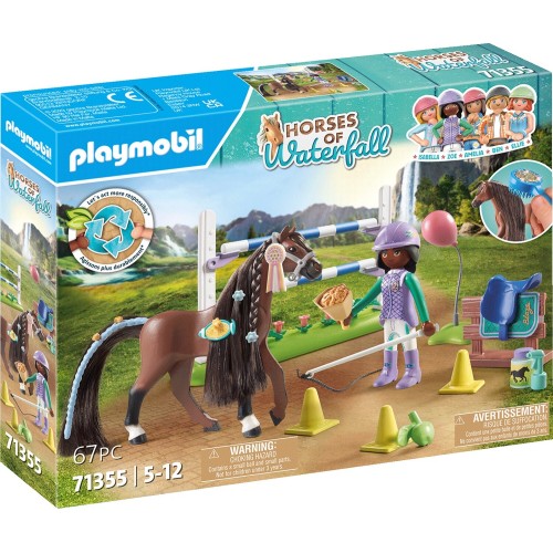 Playmobil Horses Of Waterfall Jumping Arena With Zoe and Blaze 71355 4008789713551
