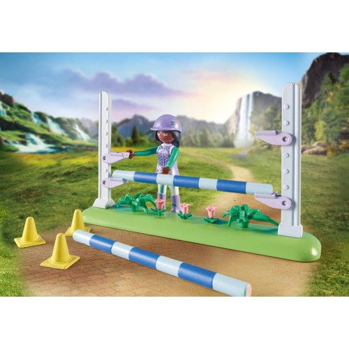 Playmobil Horses Of Waterfall Jumping Arena With Zoe and Blaze 71355 4008789713551