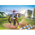 Playmobil horses of waterfall εκπαίδευση αλόγου με την zoe και τον blaze 71355 4008789713551