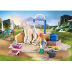Playmobil horses of waterfall κομμωτήριο αλόγων με την isabella και τον lioness 71354 4008789713544