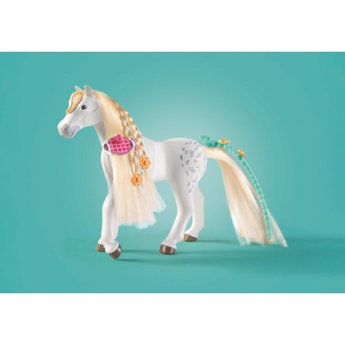 Playmobil horses of waterfall κομμωτήριο αλόγων με την isabella και τον lioness 71354 4008789713544