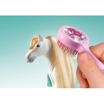 Playmobil horses of waterfall κομμωτήριο αλόγων με την isabella και τον lioness 71354 4008789713544