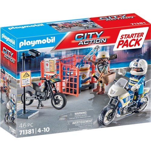 Playmobil city action starter pack αστυνομία 71381 4008789713810