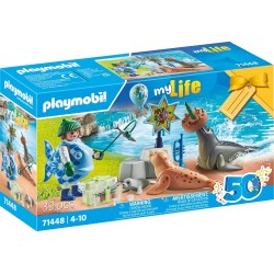 Playmobil city life gift set πάρτυ στο ενυδρείο με τις φώκιες 71448 4008789714480