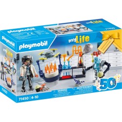Playmobil City Life Researchers With Robots 71450 4008789714503