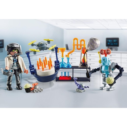 Playmobil City Life Researchers With Robots 71450 4008789714503