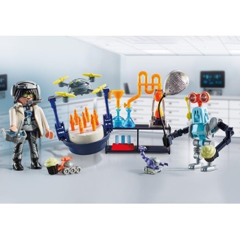 Playmobil city life gift set πάρτυ στο εργαστήριο του τρελοεπιστήμονα 71450 4008789714503
