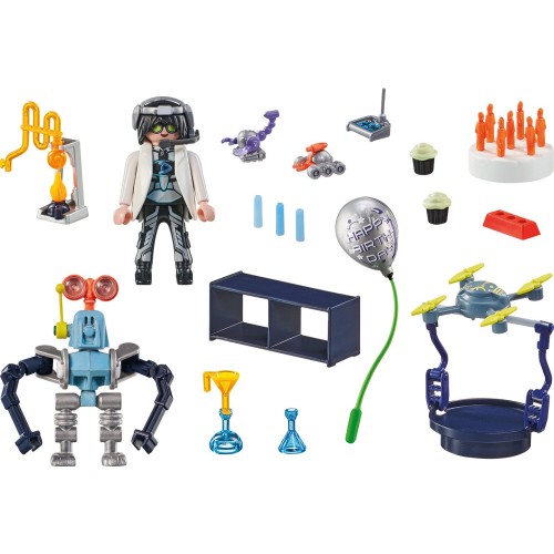 Playmobil City Life Researchers With Robots 71450 4008789714503