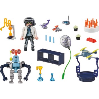 Playmobil city life gift set πάρτυ στο εργαστήριο του τρελοεπιστήμονα 71450 4008789714503