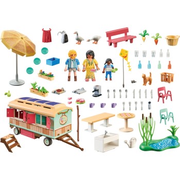 Playmobil Country Καφετέρια-Τροχόσπιτο 71441 4008789714411