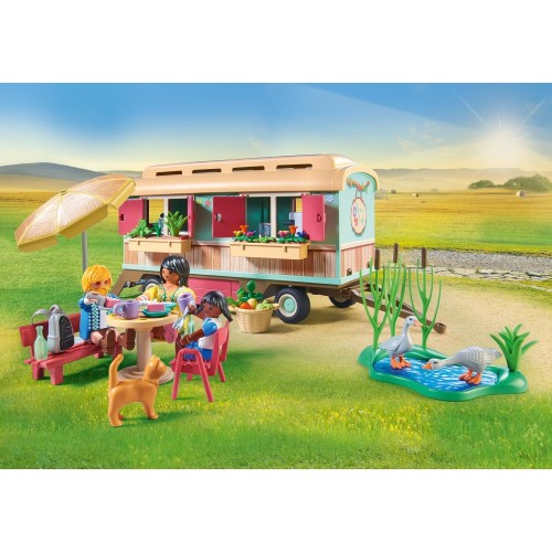 Playmobil Country Cosy Cafe With Vegetable Garden 71441 4008789714411